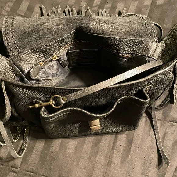 Coach Dakotah Fringe Crossbody w/ dust bag. - Picture 5 of 14
